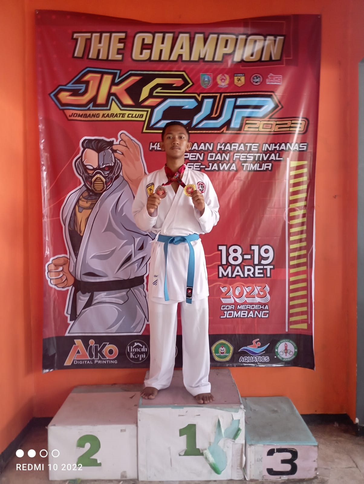 Zaky Raih Medali Karate Lagi